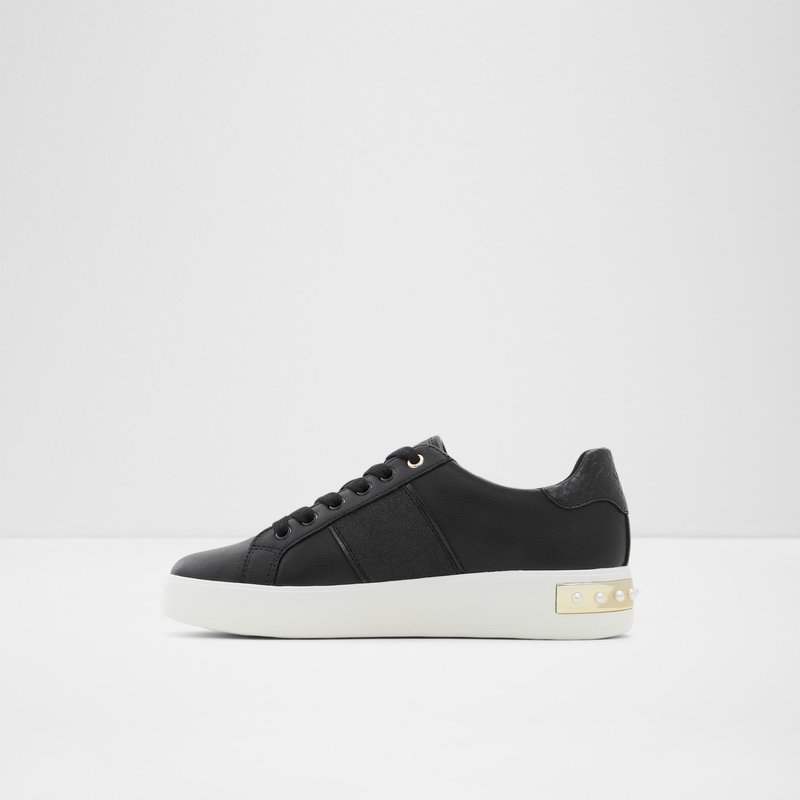 Women's Aldo Ciela Lace Up Sneakers Black | 9412-HVYSR