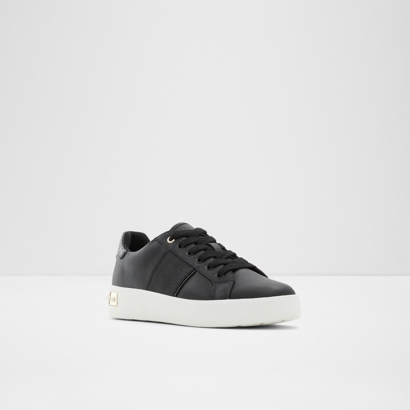 Women's Aldo Ciela Lace Up Sneakers Black | 9412-HVYSR