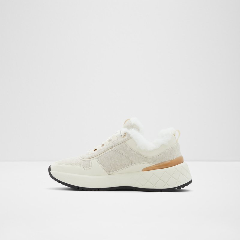 Women's Aldo Citycozy Lace Up Sneakers Bone | 7389-NELJS