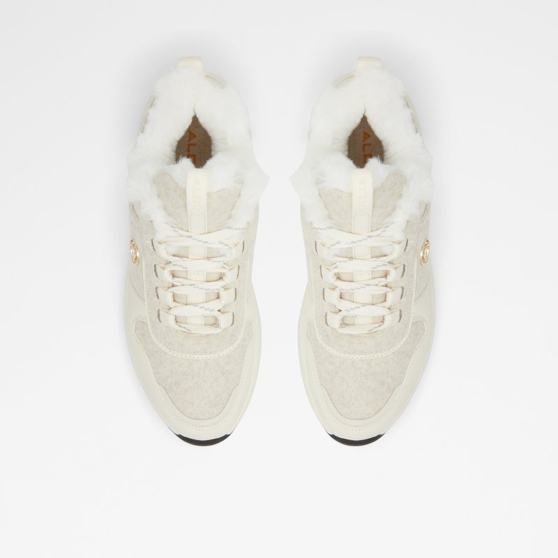 Women's Aldo Citycozy Lace Up Sneakers Bone | 7389-NELJS