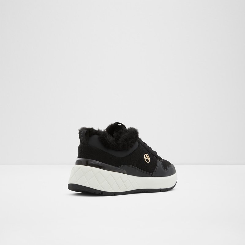 Women's Aldo Citycozy Lace Up Sneakers Black | 8927-QFNVD
