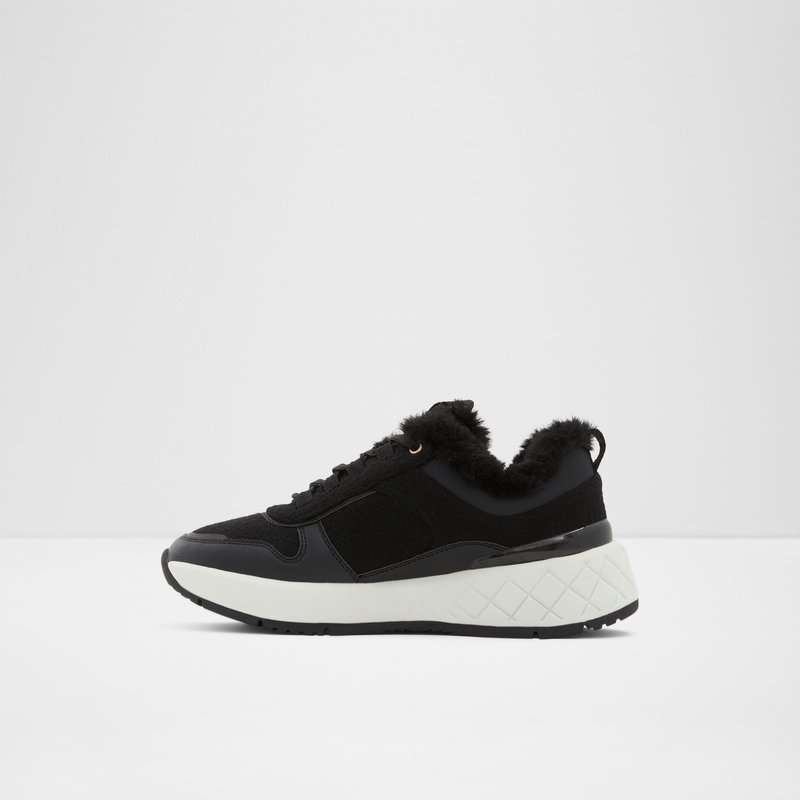 Women's Aldo Citycozy Lace Up Sneakers Black | 8927-QFNVD