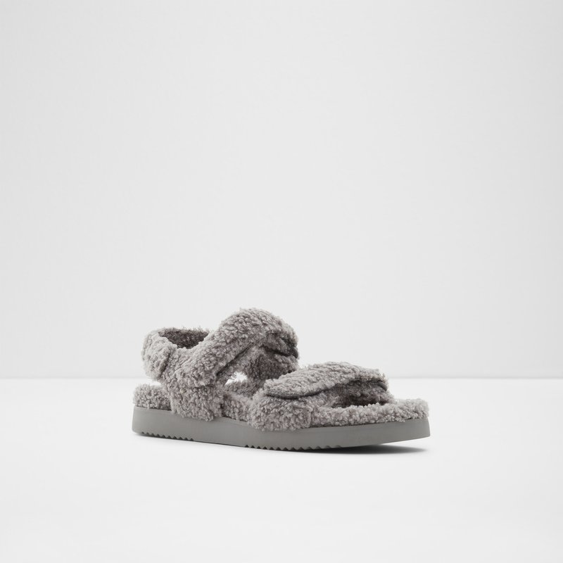 Women's Aldo Cloud Slippers Grey | 6351-IRFJT