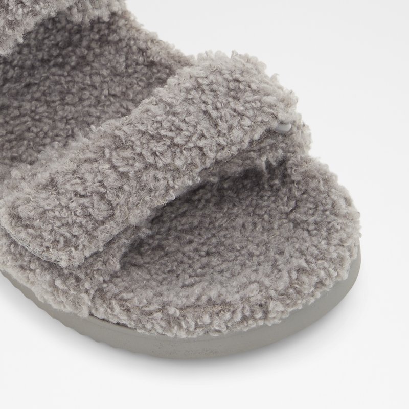 Women's Aldo Cloud Slippers Grey | 6351-IRFJT