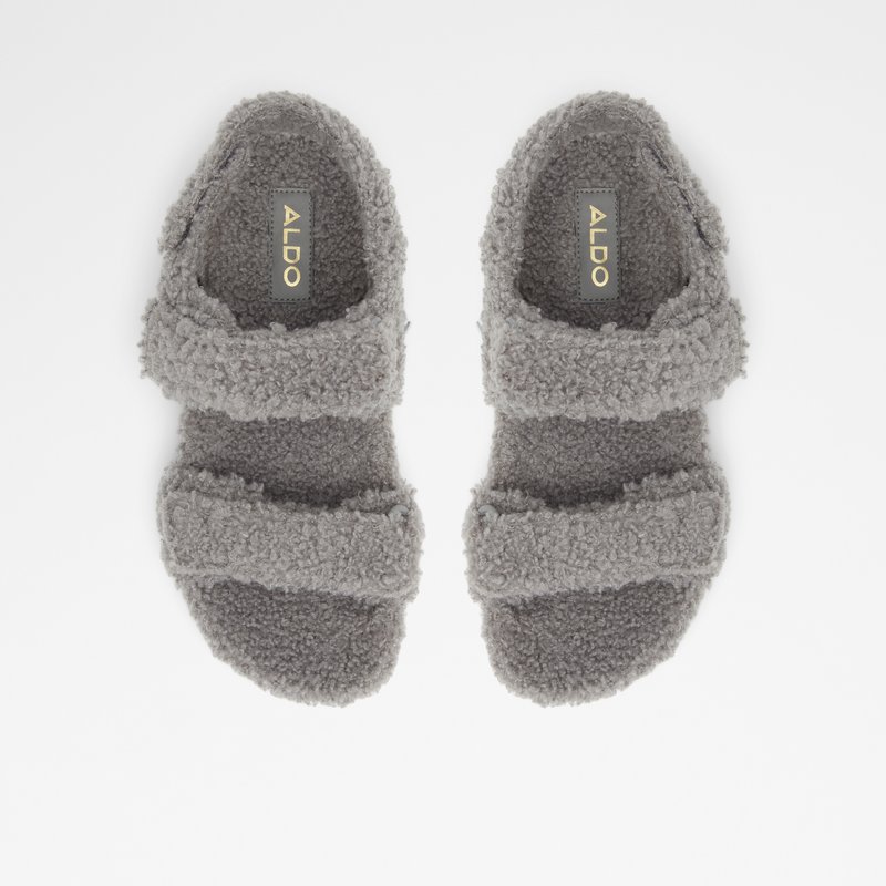 Women's Aldo Cloud Slippers Grey | 6351-IRFJT