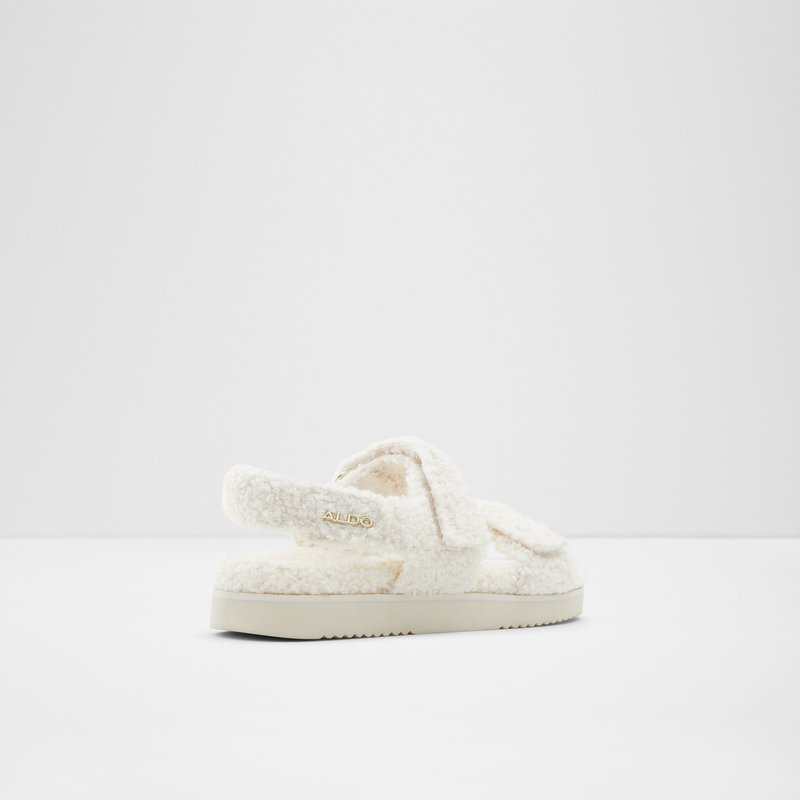 Women's Aldo Cloud Slippers White | 4790-NEVRA