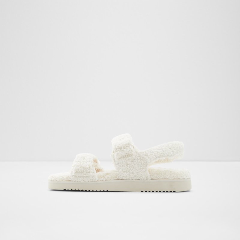 Women's Aldo Cloud Slippers White | 4790-NEVRA