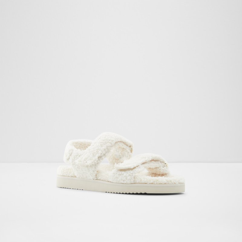 Women's Aldo Cloud Slippers White | 4790-NEVRA