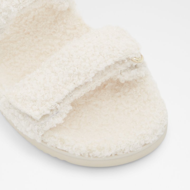 Women's Aldo Cloud Slippers White | 4790-NEVRA