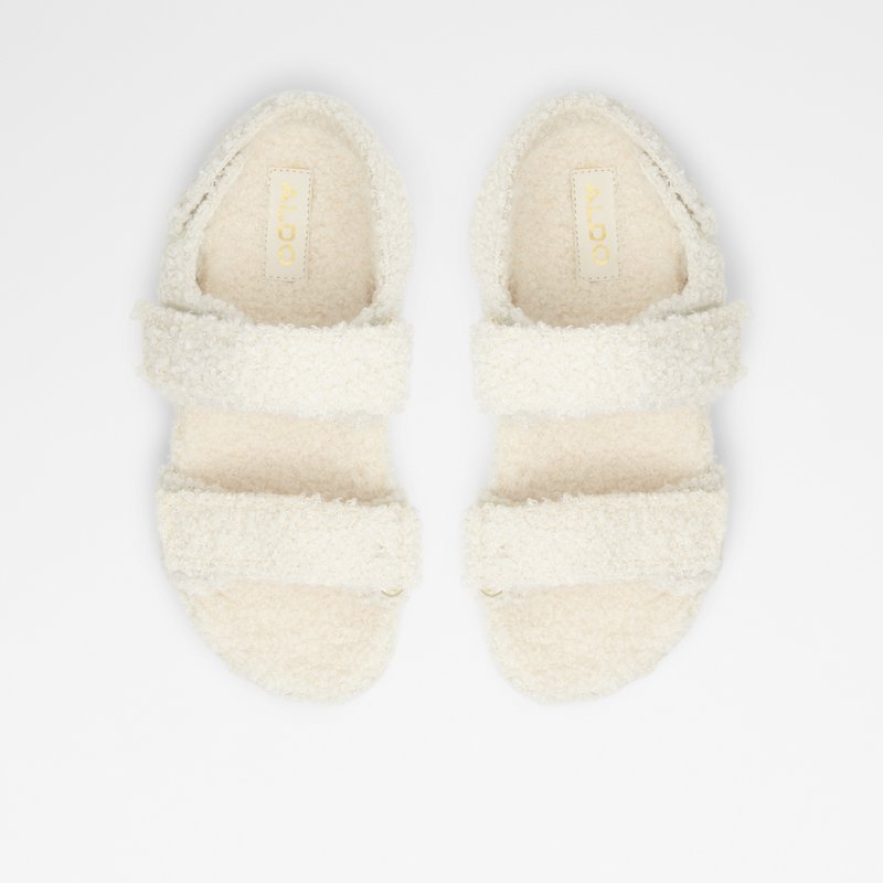 Women's Aldo Cloud Slippers White | 4790-NEVRA
