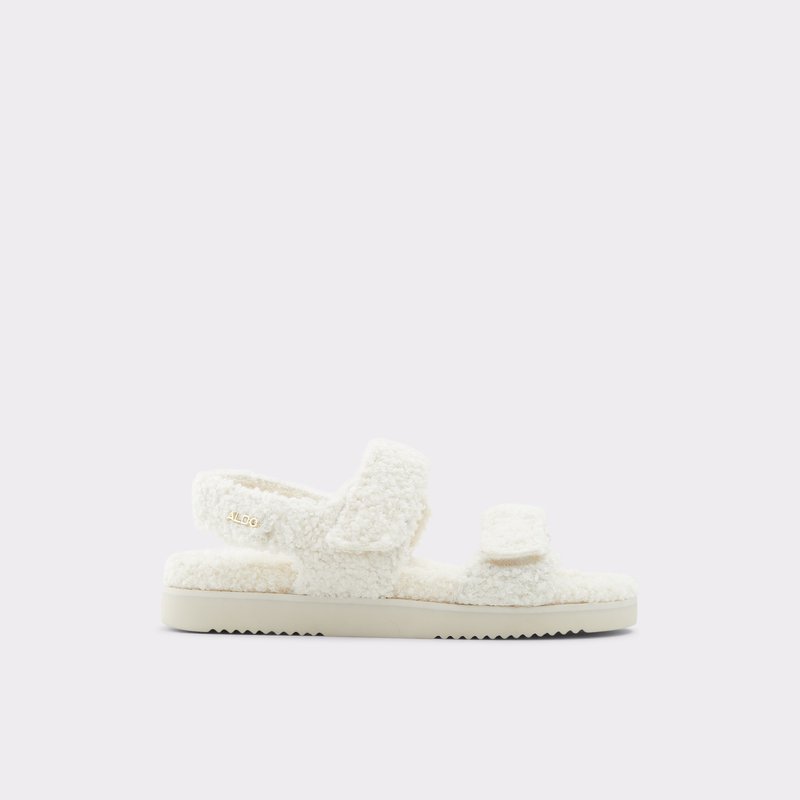 Women\'s Aldo Cloud Slippers White | 4790-NEVRA