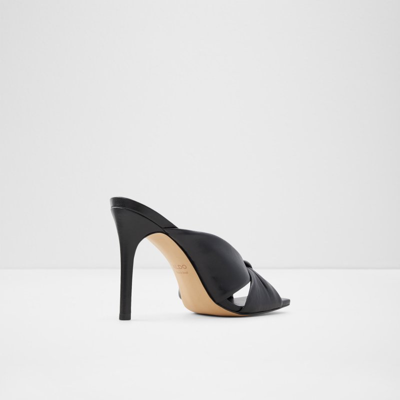 Women's Aldo Cobeaga Heeled Sandals Black | 2610-HZQTW