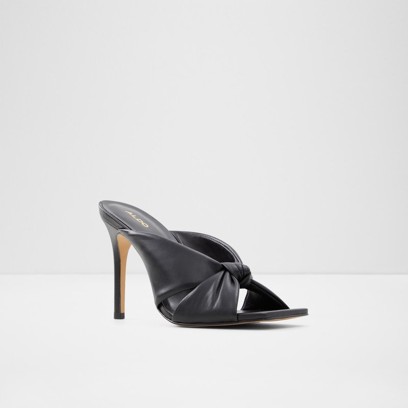 Women's Aldo Cobeaga Heeled Sandals Black | 2610-HZQTW