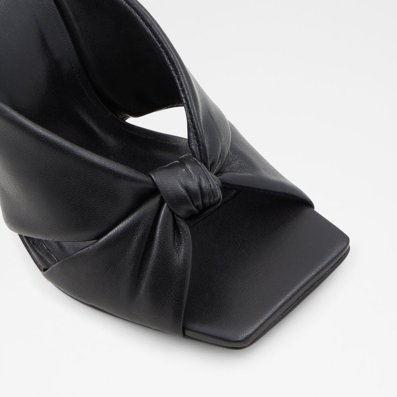 Women's Aldo Cobeaga Heeled Sandals Black | 2610-HZQTW