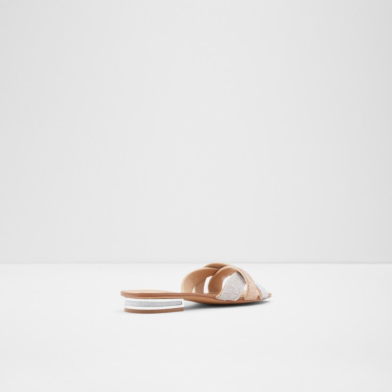 Women's Aldo Coredith Heeled Sandals Brown | 5986-EDGJY