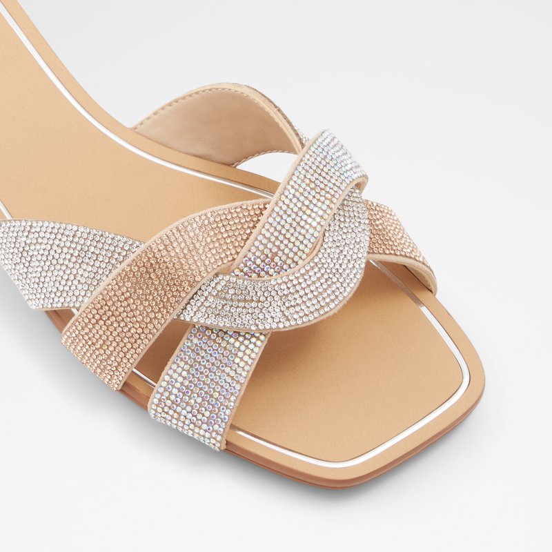 Women's Aldo Coredith Heeled Sandals Brown | 5986-EDGJY