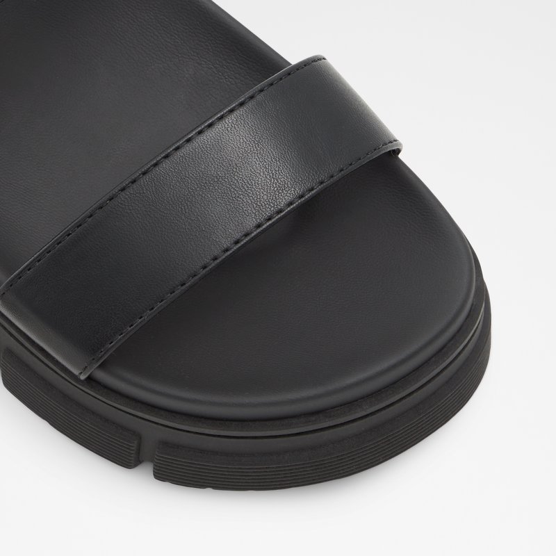 Women's Aldo Corinne Flat Sandals Black | 6849-RLSNG