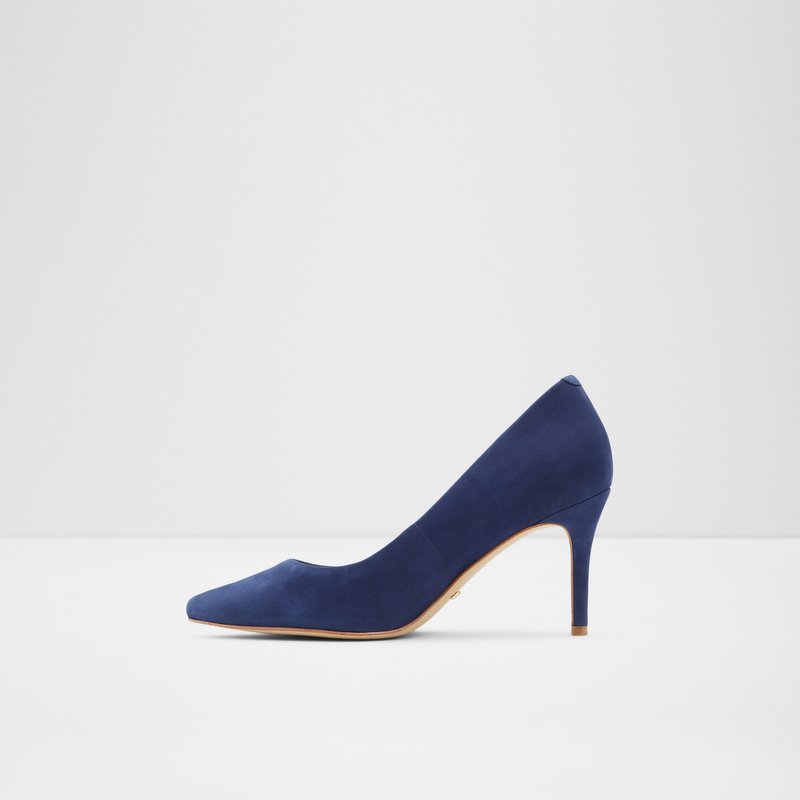 Women's Aldo Coronitiflex Kitten Heels Navy | 7912-EXUCR