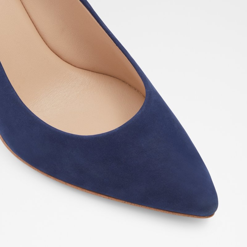 Women's Aldo Coronitiflex Kitten Heels Navy | 7912-EXUCR