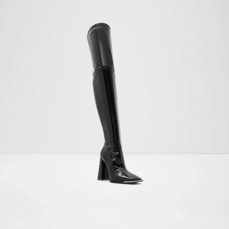 Women's Aldo Cosmo Over The Knee-Boots Black | 9083-RUEQF