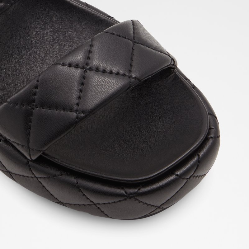 Women's Aldo Cossette Platform Sandals Black | 9872-HFCKN