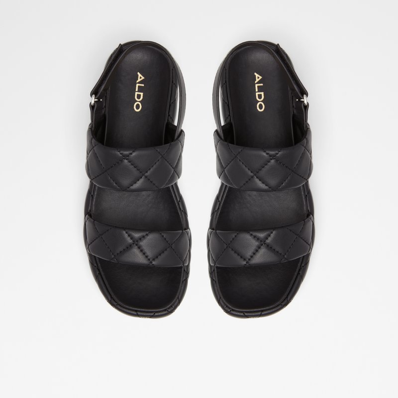 Women's Aldo Cossette Platform Sandals Black | 9872-HFCKN