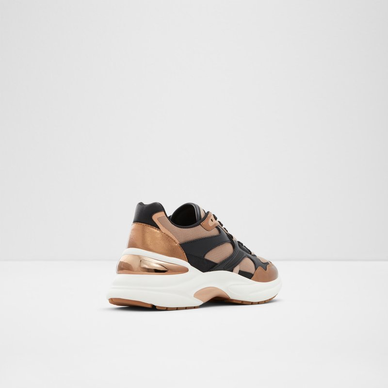 Women's Aldo Createv2 Low Sneakers Bronze | 2815-GIQET