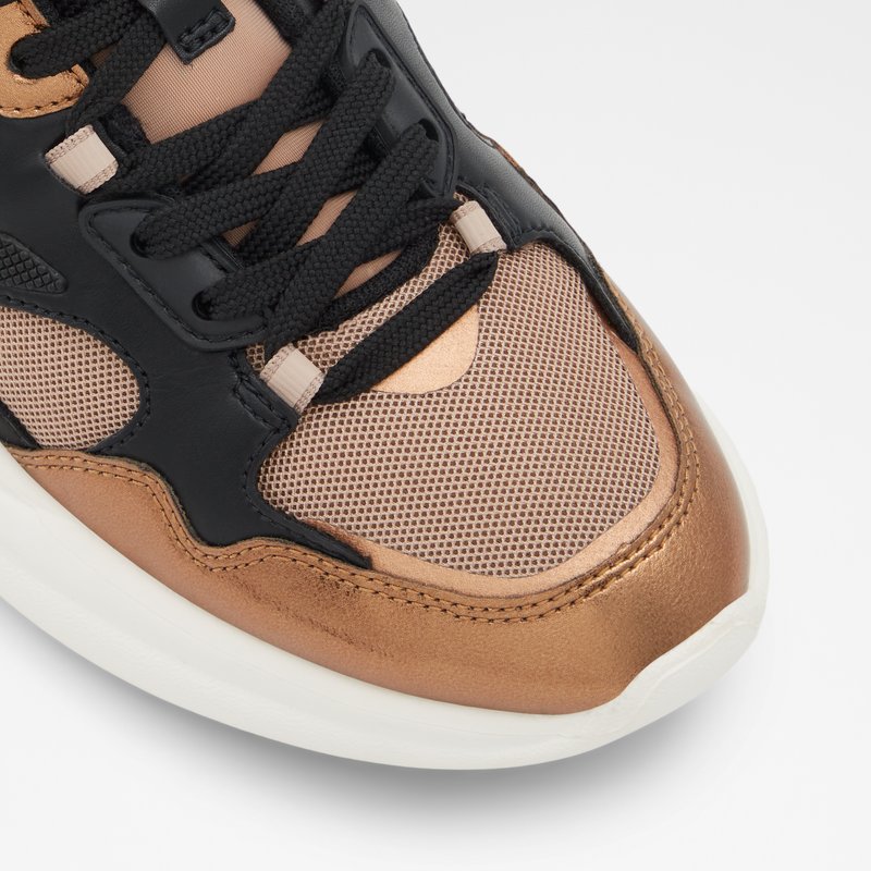 Women's Aldo Createv2 Low Sneakers Bronze | 2815-GIQET