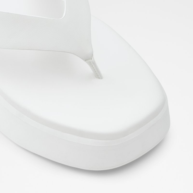 Women's Aldo Delphy Platform Sandals White | 5673-AWIZF