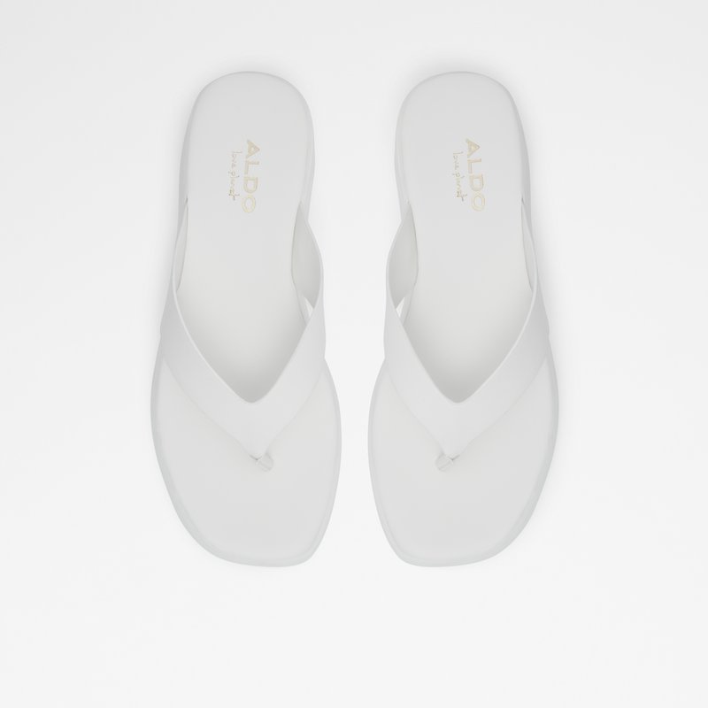 Women's Aldo Delphy Platform Sandals White | 5673-AWIZF