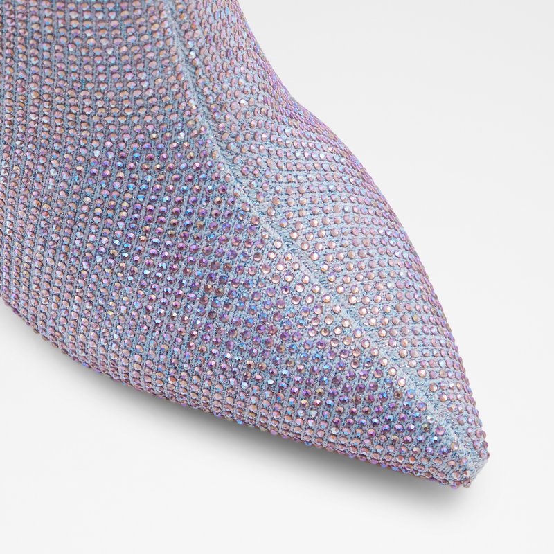 Women's Aldo Deludith Sock Boots Purple | 1238-FNVBO