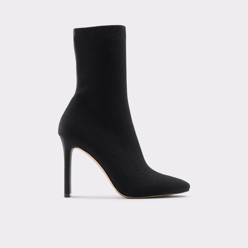 Women\'s Aldo Delylah Sock Boots Black | 2768-PYZFH