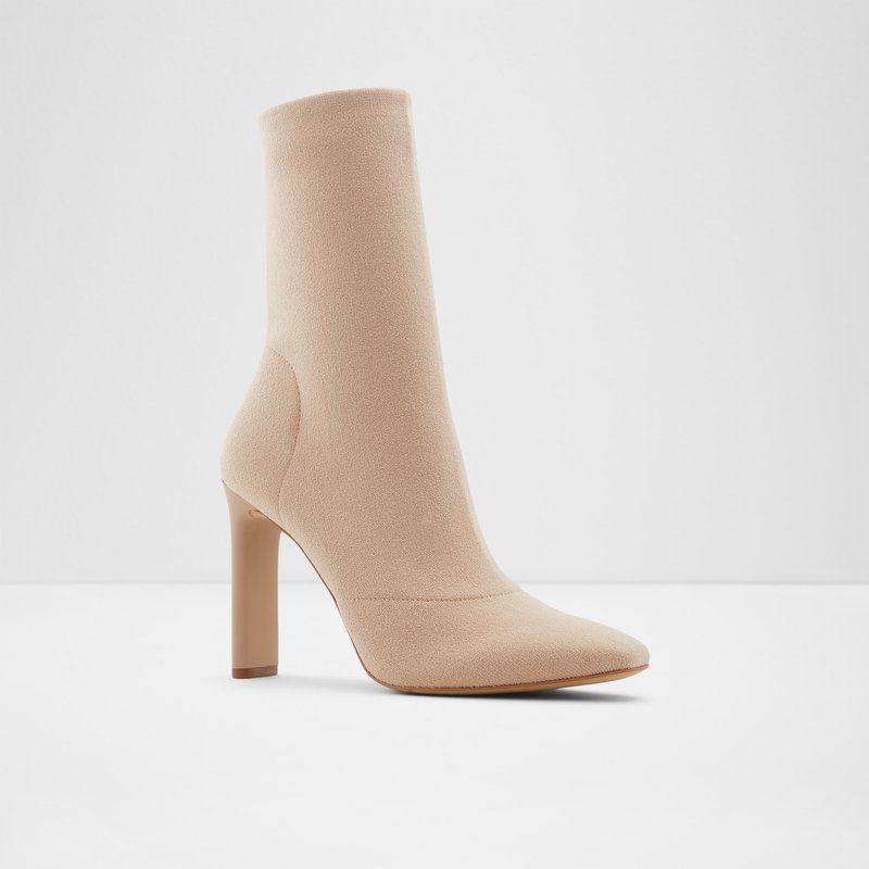 Women's Aldo Delylah Sock Boots Bone | 1469-TQUVJ
