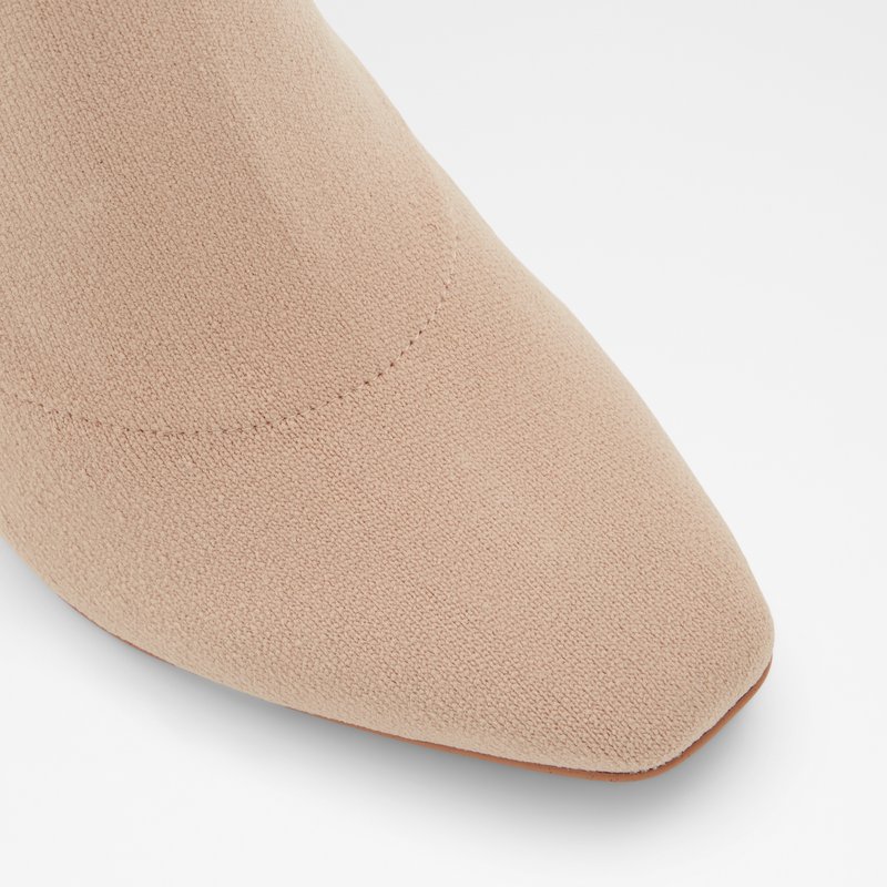 Women's Aldo Delylah Sock Boots Bone | 1469-TQUVJ