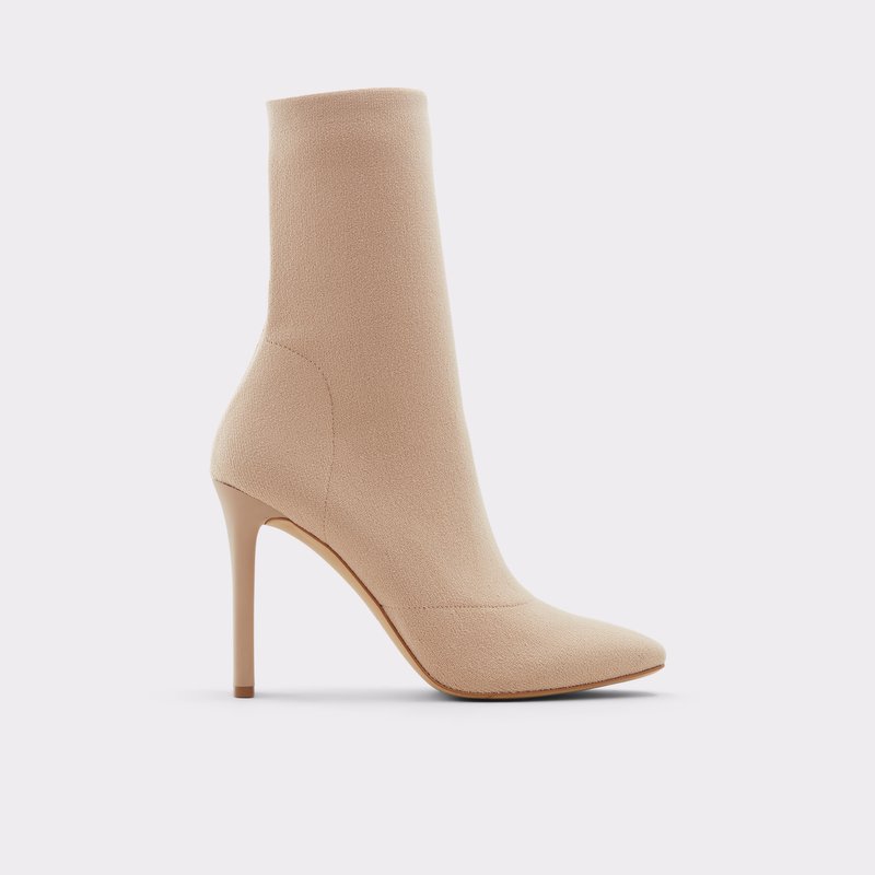 Women\'s Aldo Delylah Sock Boots Bone | 1469-TQUVJ