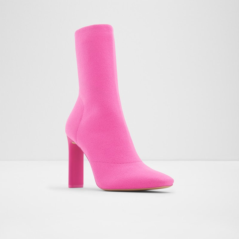 Women's Aldo Delylah Sock Boots Fuchsia | 0614-NGUHC