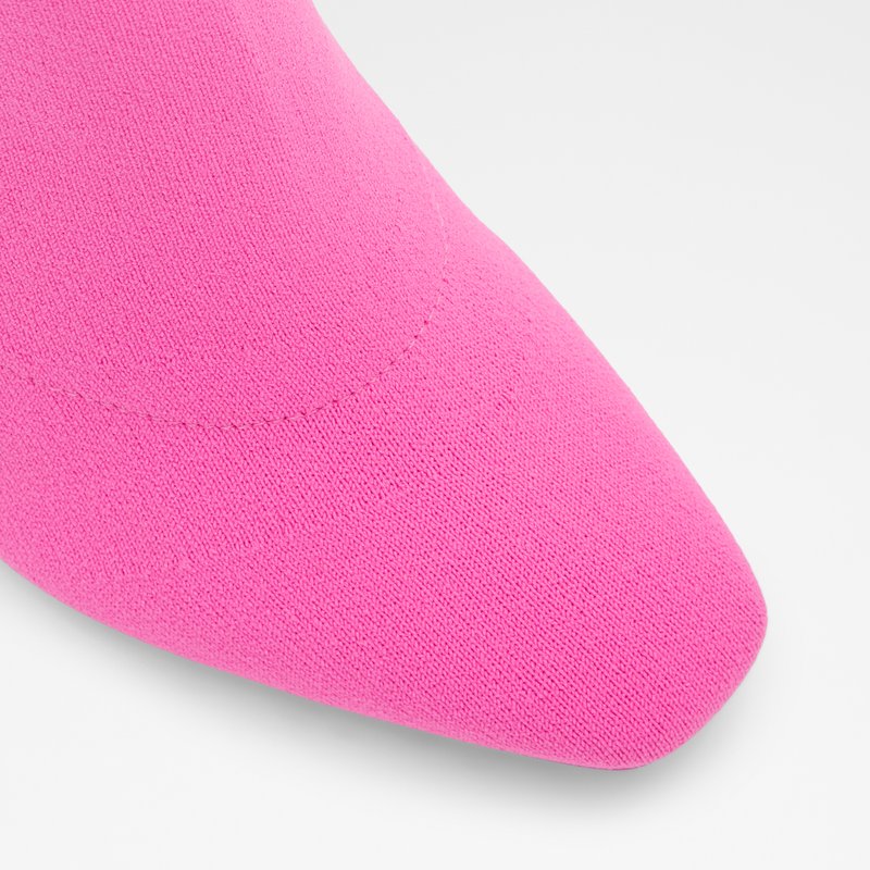 Women's Aldo Delylah Sock Boots Fuchsia | 0614-NGUHC