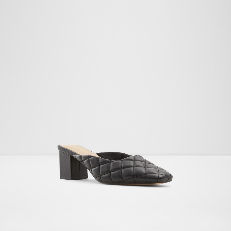 Women's Aldo Drenna Block Heels Black | 4528-ACDJH