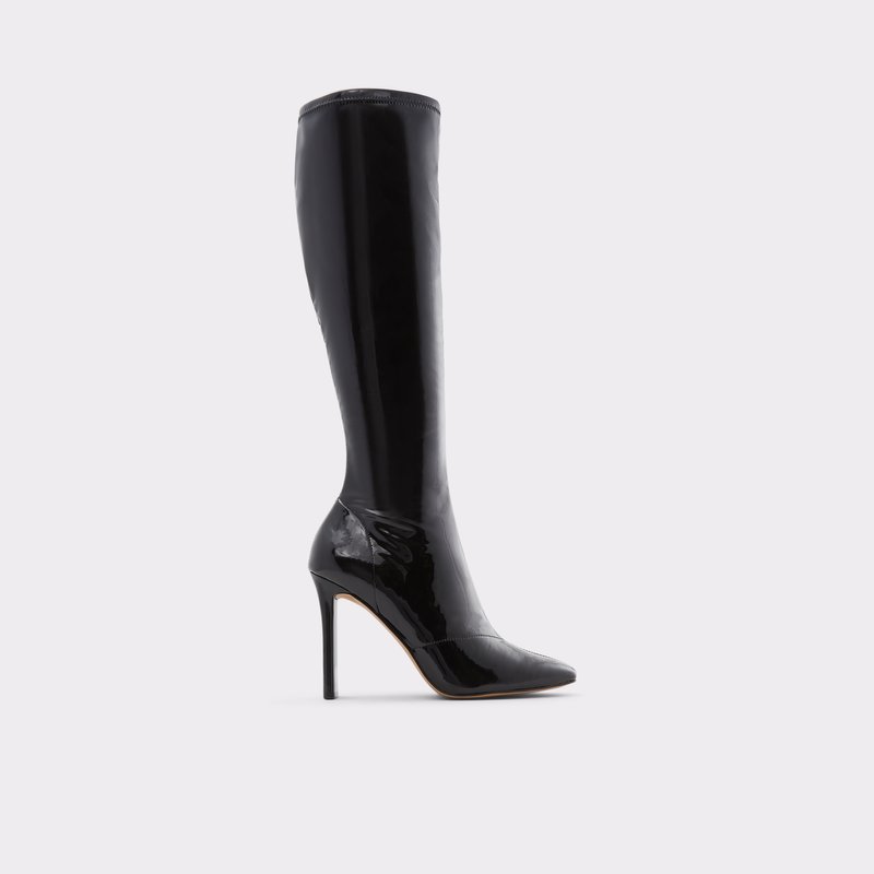 Women\'s Aldo Edigorwen Knee High Boots Black | 1276-ZGNQY