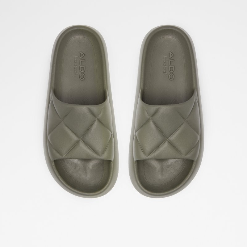 Women's Aldo Ereras Flat Sandals Khaki | 8263-AXCQR