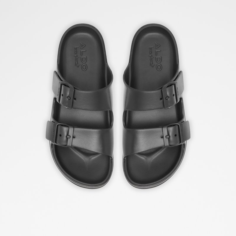 Women's Aldo Eteiven Flat Sandals Black | 3402-BHPQL