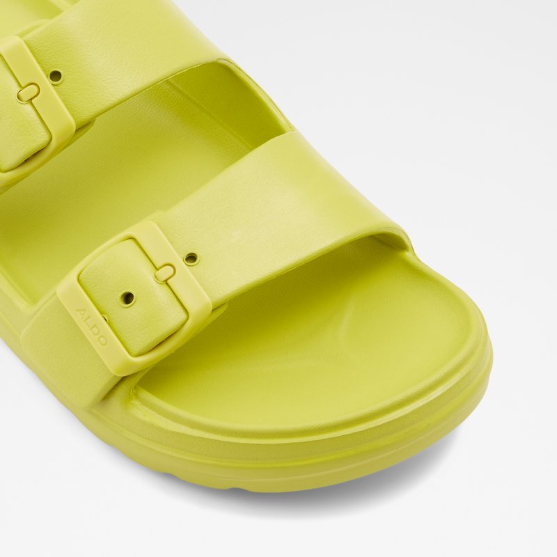 Women's Aldo Eteiven Flat Sandals Light Green | 9130-BPMLN