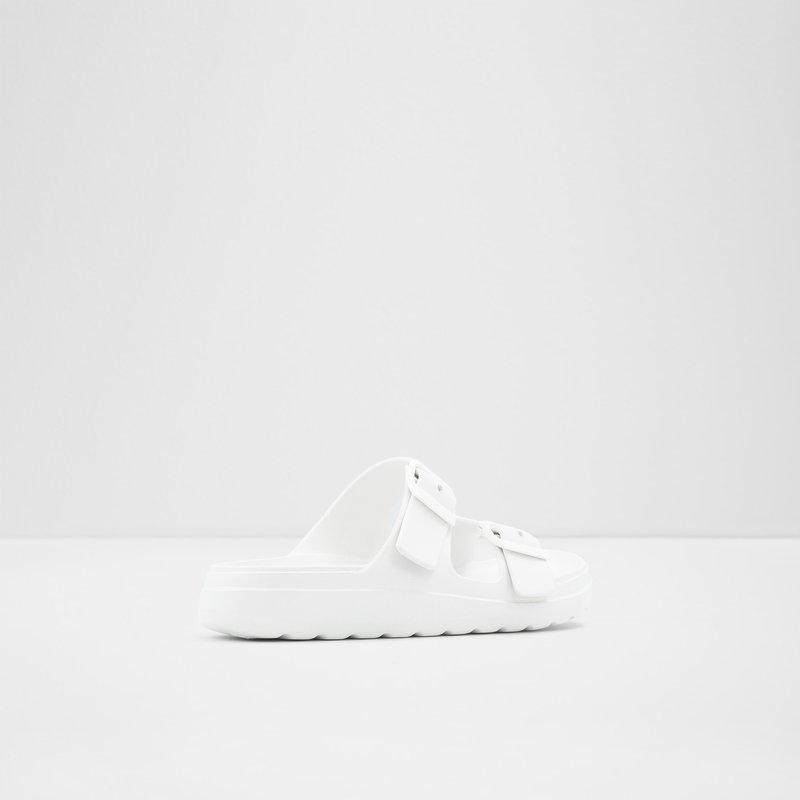 Women's Aldo Eteiven Flat Sandals White | 6028-GRANY