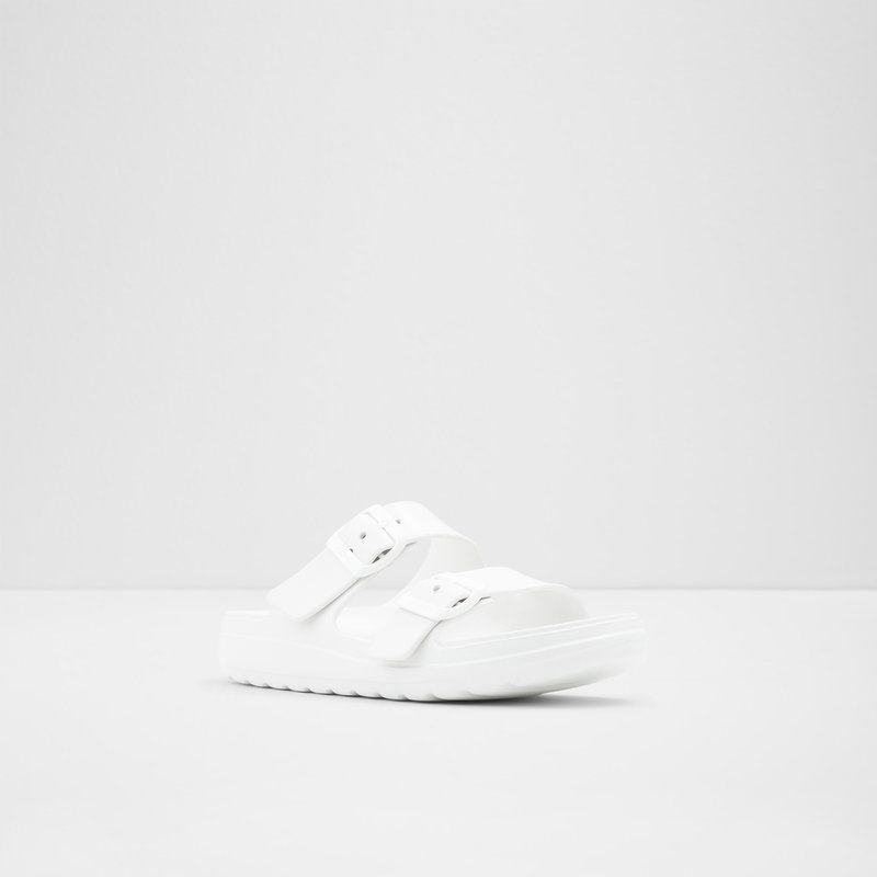 Women's Aldo Eteiven Flat Sandals White | 6028-GRANY