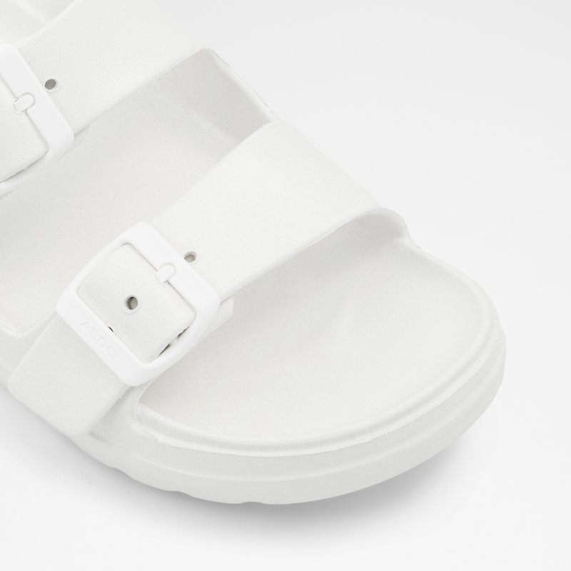 Women's Aldo Eteiven Flat Sandals White | 6028-GRANY