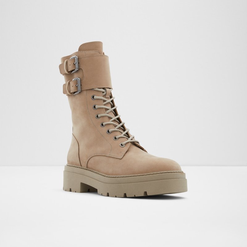 Women's Aldo Ethaohan Combat Boots Grey | 9502-STPEG