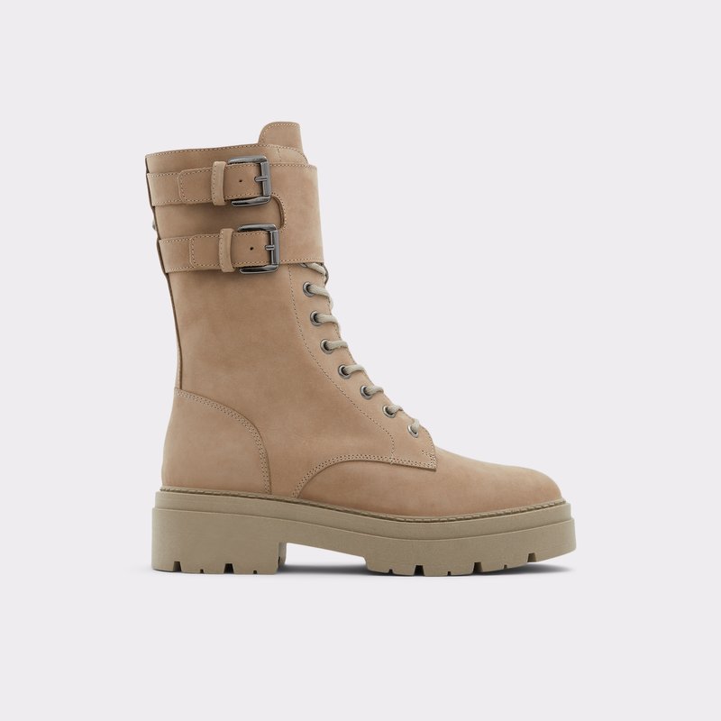 Women\'s Aldo Ethaohan Combat Boots Grey | 9502-STPEG