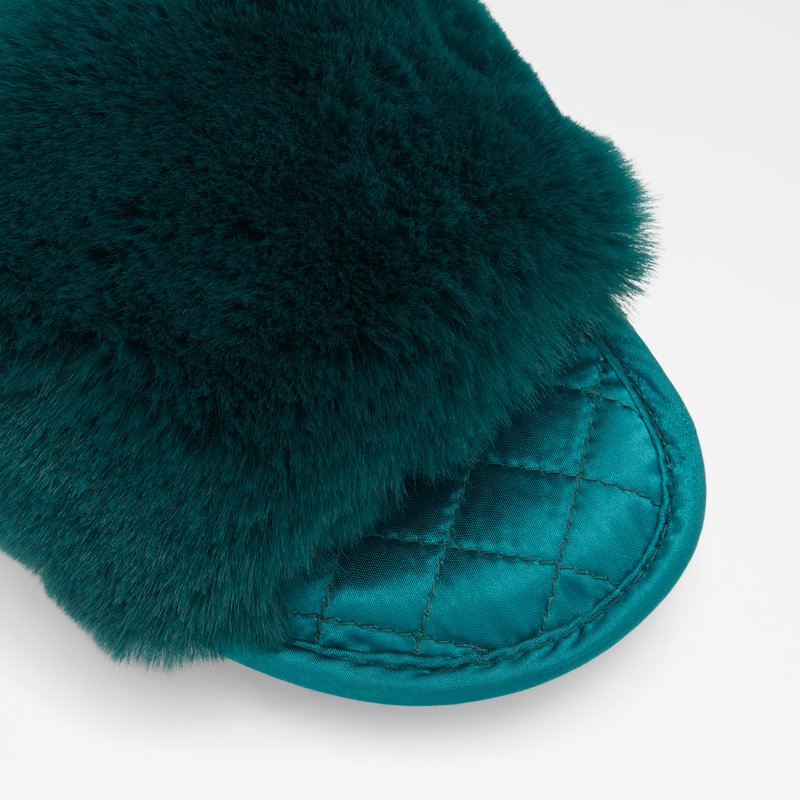Women's Aldo Feari Slippers Green | 1569-ITJCZ