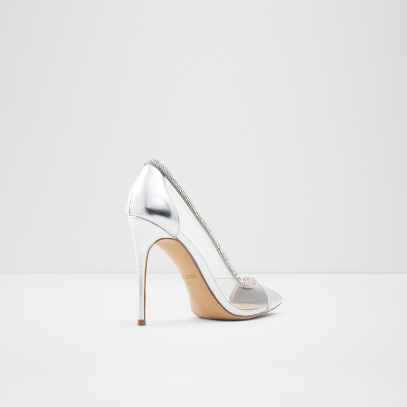 Women's Aldo Fibeth Pumps Silver | 7601-PFJLI