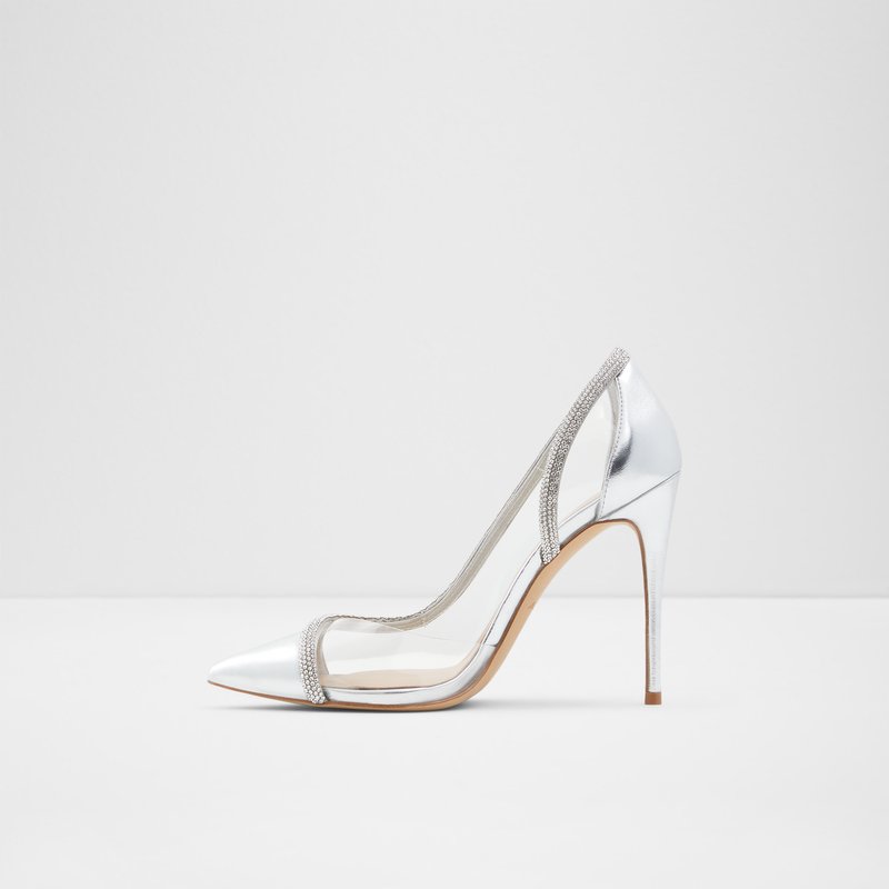 Women's Aldo Fibeth Pumps Silver | 7601-PFJLI